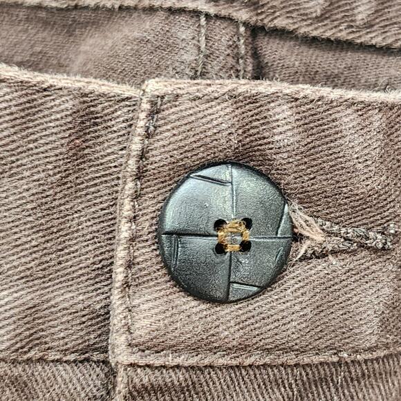 Vintage Style&Co Shorts Womens 10 Brown Stretch Cotton Mid Rise Bermuda Casual - Picture 2 of 10